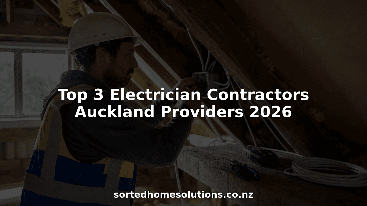 Top 3 Electrician Contractors Auckland Providers 2026